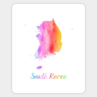 South Korea Tie Dye Sticker